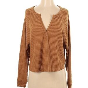 Abound size S pullover brown sweater